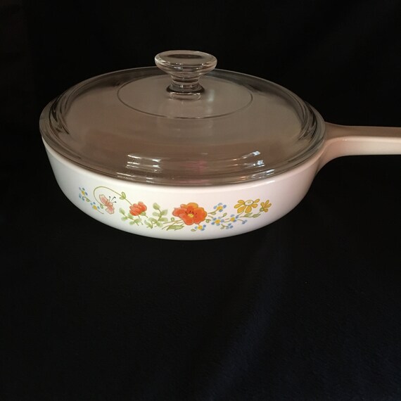 Corning Ware Range Topper Skillet With Pyrex Lid. Pattern Etsy