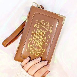 Fairytale Purse Ita Wallet - Es war einmal - Buchliebhaber Bibliothekar Leser Geschenk - Buch Clutch Geldbörse
