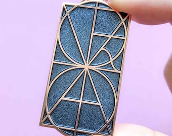 Alpha Puzzle Keyring: Black Glitter, Rose Gold Sensory Fidget