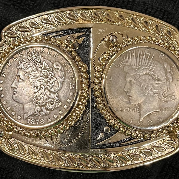 Coin Belt Buckle Etsy