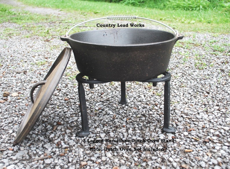 Hand Horseshoe Dutch Oven Cooking Stand FREE SHIPPING Etsy