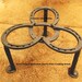 Hand Forged Horseshoe Dutch Oven Cooking Stand - FREE SHIPPING
