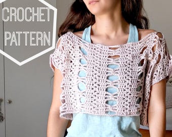 トップス EAPHI HAND CROCHET KNIT BUSTIER HAND CROCHET KNIT BUSTIER【POPUP先行】
