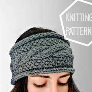 Beginner Friendly Cable Knit Headband Pattern, the Seeds and Cables Ear ...