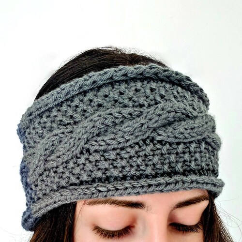 Beginner Friendly Cable Knit Headband Pattern the Seeds and - Etsy