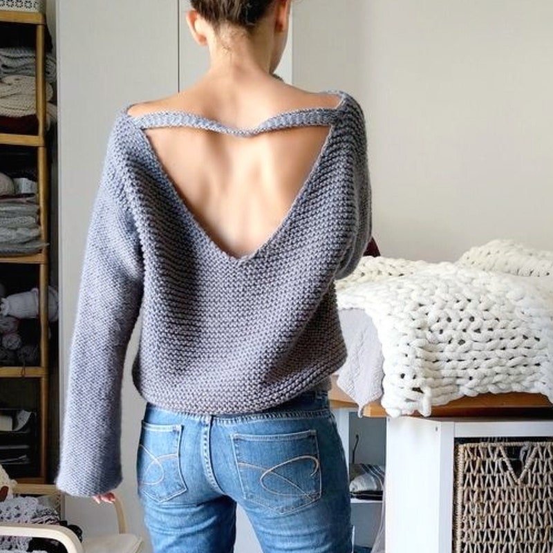 Loom Knit Sweater Pattern - Etsy