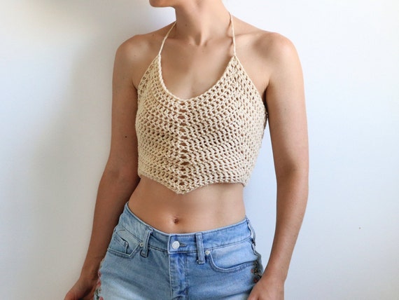 Crochet Crop Top Pattern Easy Crocheted 