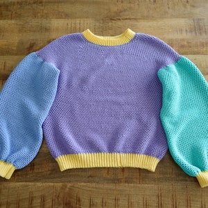The Better Sweater DK Weight Crochet Pattern Light Yarn, Balloon Sleeve ...