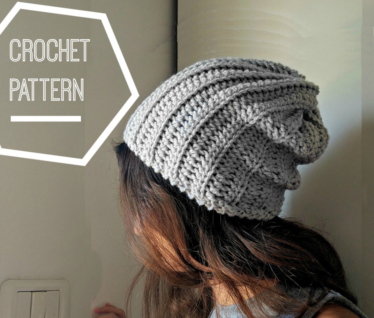 38 Men's Hat Crochet Patterns: Unleash Your Creativity with Unique Styles 1 Ribbed Slouchy Crochet Beanie Pattern: Mens Hat