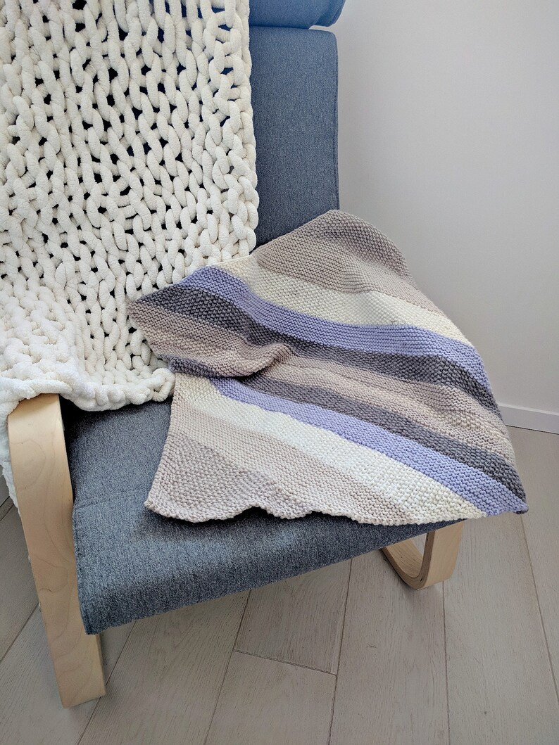 Baby Cakes Knit Blanket Pattern Easy Beginner Friendly Baby Etsy