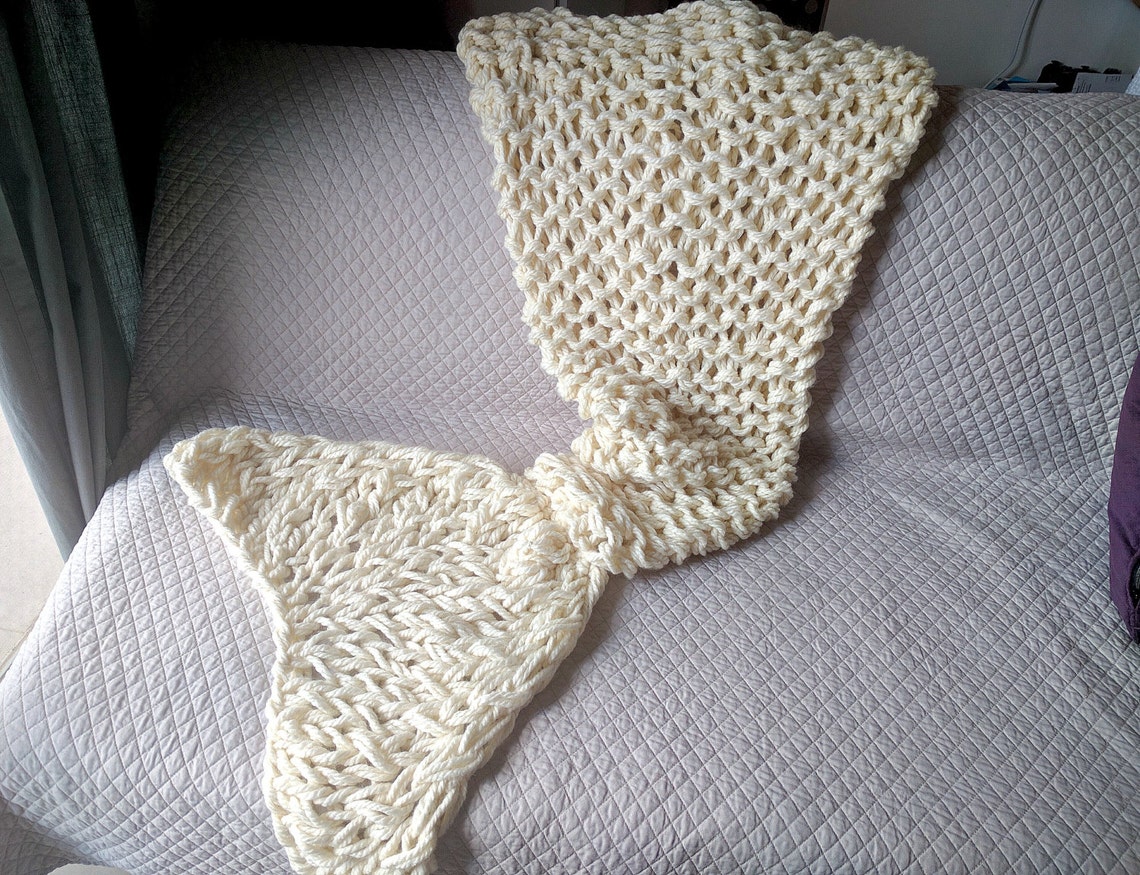 Arm Knit Mermaid Tail Blanket Pattern Adult Mermaid Tail Etsy Canada