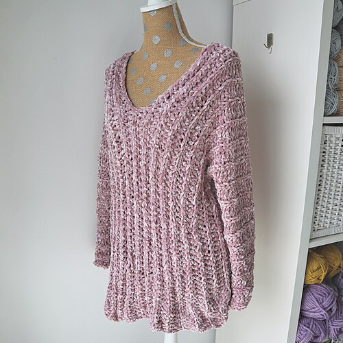 Crochet Velvet Tunic Pattern Crocheted 