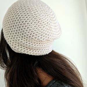 Perfect Simple Crochet Beanie Pattern, Instructions for Baby, Kids and Adults Sizes, Crocheted Hat Pattern for Women, Girls and Men. Unisex image 6