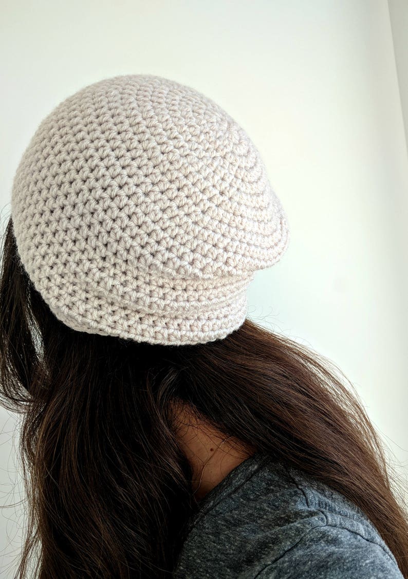 Perfect Simple Crochet Beanie Pattern, Instructions for Baby, Kids and Adults Sizes, Crocheted Hat Pattern for Women, Girls and Men. Unisex image 6