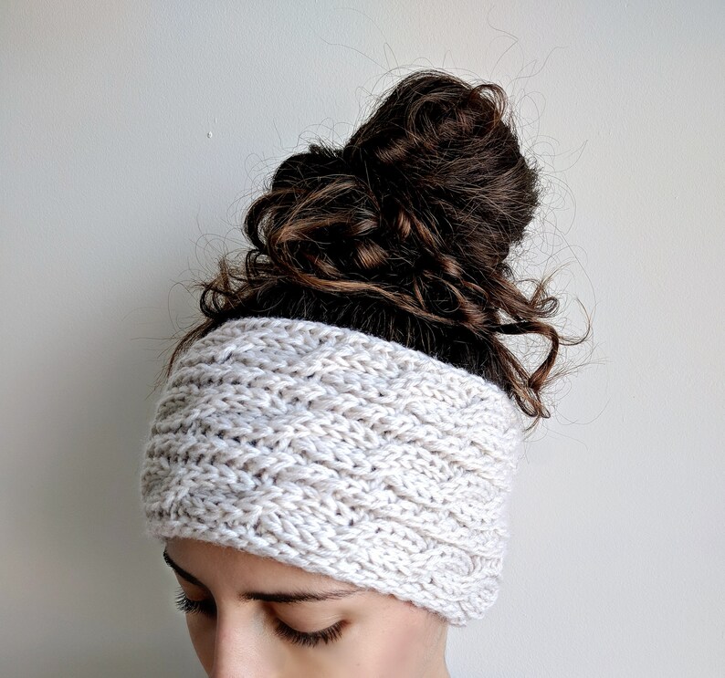 Chunky Cable Knit Ear Warmer Pattern Knitting Patterns for ...
