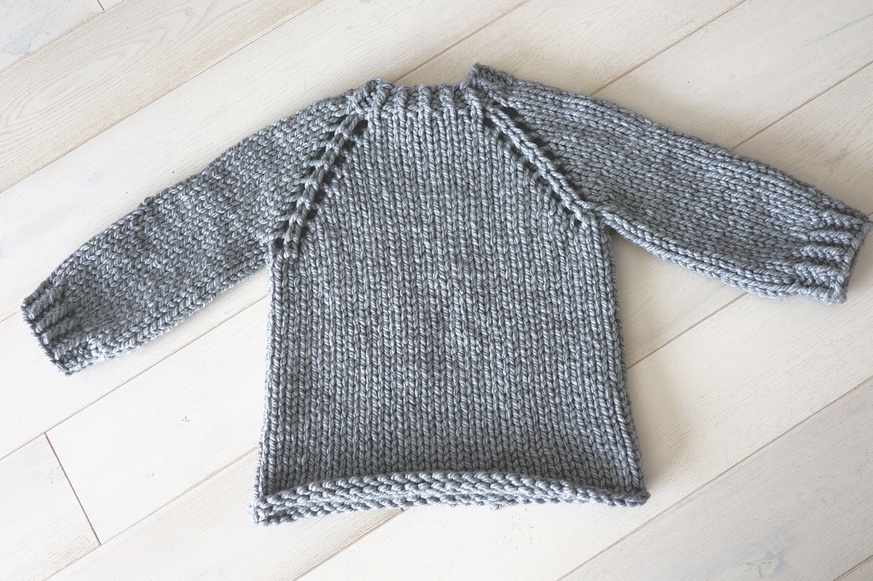 Bulky top top down sweater pattern