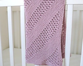 Summer Dreams Baby Blanket, Knitting Pattern With Beginner Friendly Lace And Helpful Video Tutorial