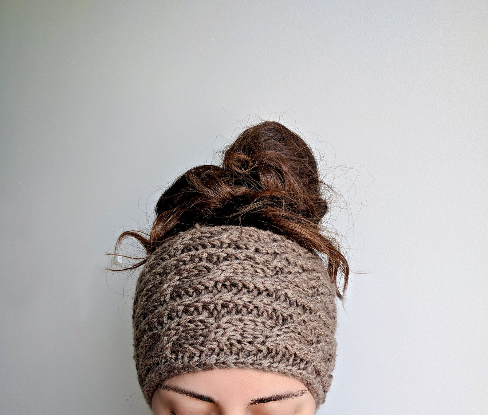 Chunky Cable Knit Ear Warmer Pattern Knitting Patterns for Etsy