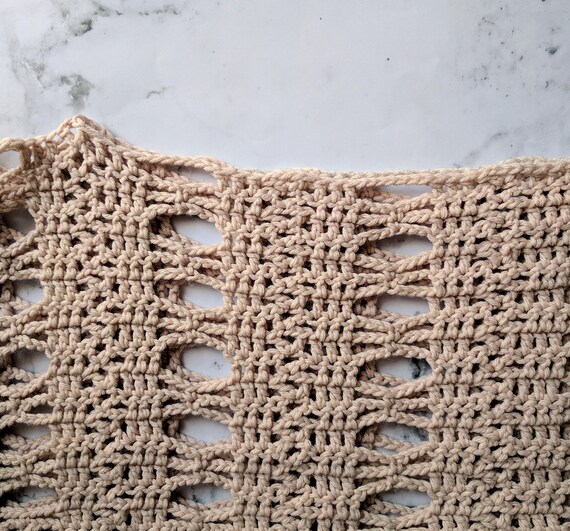 トップス leinwande mix yarn crochet top ivory leinwände】🆕 Mix Yarn Crochet Top 店頭&オンラインストアにて