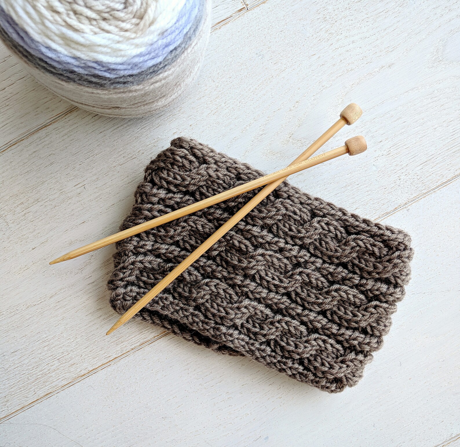 Chunky Cable Knit Ear Warmer Pattern Knitting Patterns for Etsy