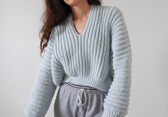 Super Slouchy Crochet Sweater Pattern, Cozy Comfy Crocheted