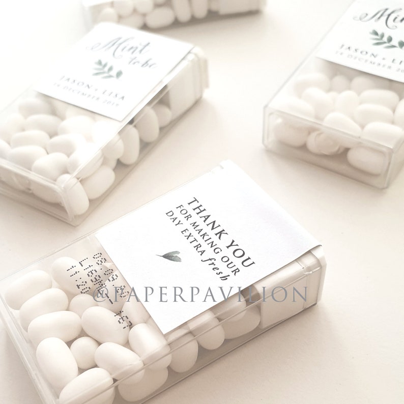 MINT TO BE Wedding Favor Wedding Favor Labels Mint Favor Etsy Australia
