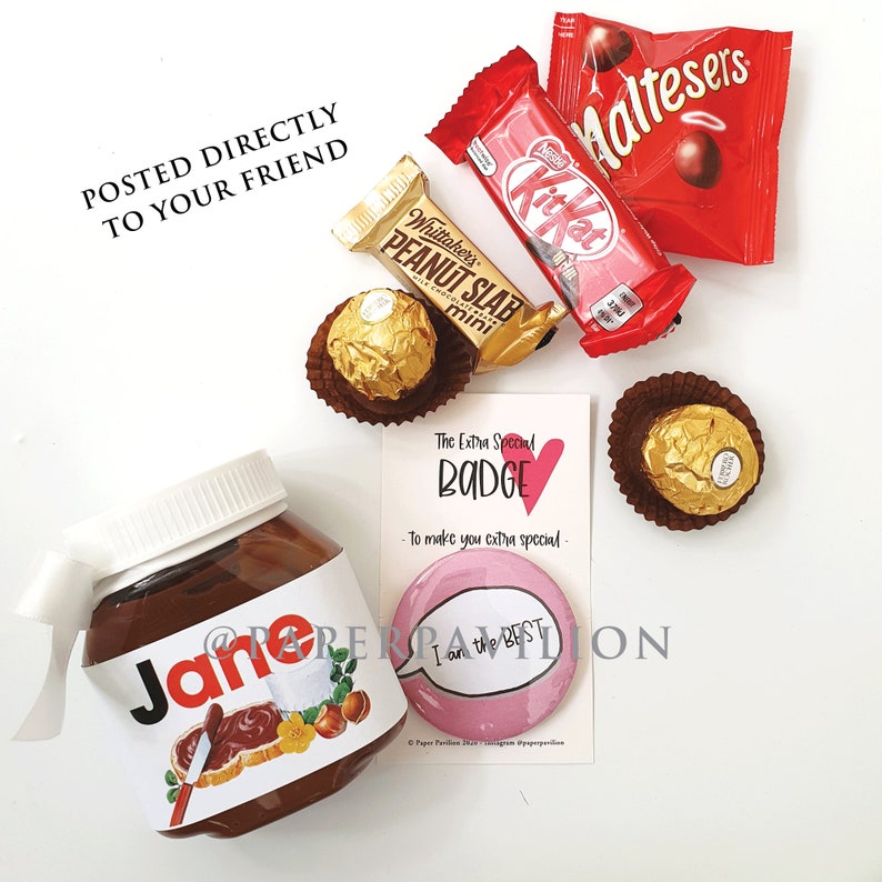 Letterbox Birthday Gift Birthday Gift for Wife Chocolate Etsy