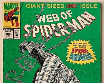 Web of Spider-Man #100 - 1st App. Spider-Armor / Origin of Nightwatch - Marvel Comics