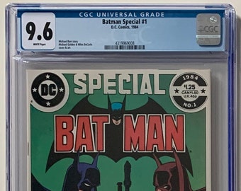 Batman Special 1 CGC 9.6 NM+ White Pages - 1st Appearance of Wrath - DC Comics 1984