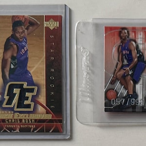 2003-04 Maillot J4 Upper Deck Chris Bosh Rookie Exclusives / Reflections 129 cartes de basket-ball numérotées en série