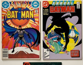 Batman Annual 8 11 13  Lot of 3 DC Comics Bronze to Copper Age 1982 1987 1989