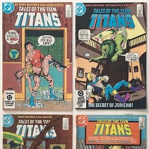 Tales Of The Teen Titans #s 45 51 52 53 Lot of 4 DC Comics 1984-1985 - Hot TV Show Comics