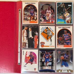 Cartes à collectionner de basketball NBA New York Knicks HOFers Rookies All-Stars Lot de 45