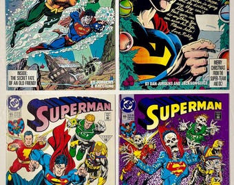 Superman 63 64 65 66 Panic In The Sky - Dan Jurgens - Lot of 4 DC Comics 1992