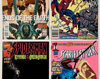 Spider-Man All #1's Revenge of the Green Goblin, Scarlet Spider, Deadly Foes, Amazing Lot of 4