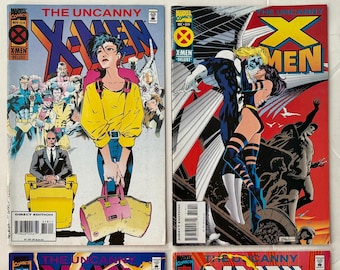 Uncanny X-Men 318 1st App Generation X 319 320 321 (Fleer Ultra Cards) Lot of 4