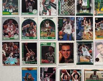 Boston Celtics NBA Basketball Trading Cards HOFers Rookies All-Stars Lot of 28