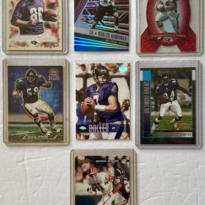 Baltimore Ravens NFL Football Trading Card Lot of 7 Rookie, Serial#, Press Proof