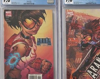Arana The Heart of the Spider 1 Limited Edition Quesada Variant and Cover A - 1st Solo Series CGC 9.6 - Marvel Comics 2005