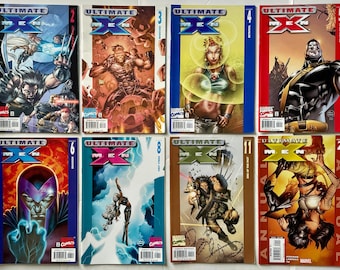 Ultimate X-Men Comic Book Lot: Millar/Kubert, Issues 2-6, 8, 11, Annual 2