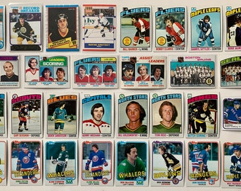 Vintage 1974-1990 Topps NHL Ice Hockey Trading Cards Lot of 30 Messier Gretzky