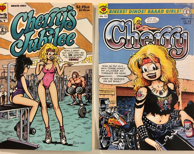 Cherry's Jubilee 4 and Cherry 15 Lot of 2 Kitchen Sink Comics 1993-1994 ...