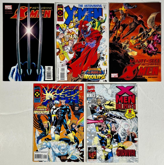 X-men Astonishing Amazing Unlimited All #1 First Issues Lot of 5