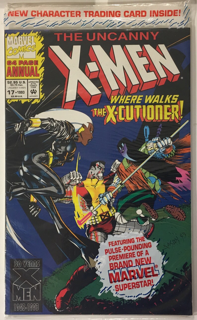 The Uncanny Xmen Annual s 7 8 17 Lot of 3 Marvel Comics Etsy