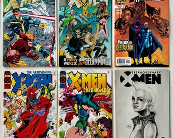 X-Men All #1 First Issues Mixed Lot of 6 Marvel Comics 1991-2016 Many Newsstands Variants