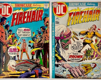 Showcase Firehair Comic Lot: DC Silver Age, 1969