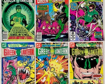 Green Lantern 155-160 Newsstand Lot of 6 DC Comics 1982-1983 Bronze Age - New TV Show Soon