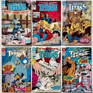 The New Titans 71 72 73 76 79 84 Lot of 6 Marv Wolfman - DC Comics 1990-1992