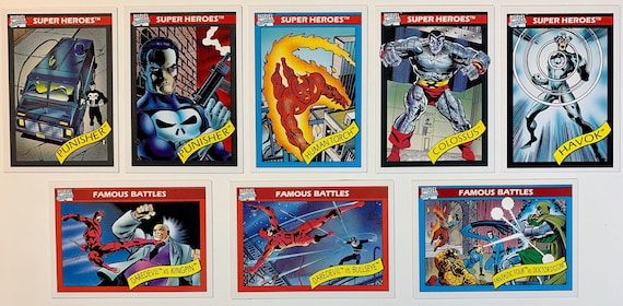 1990 Impel Marvel Universe Comic Book Super Heroes Trading Cards
