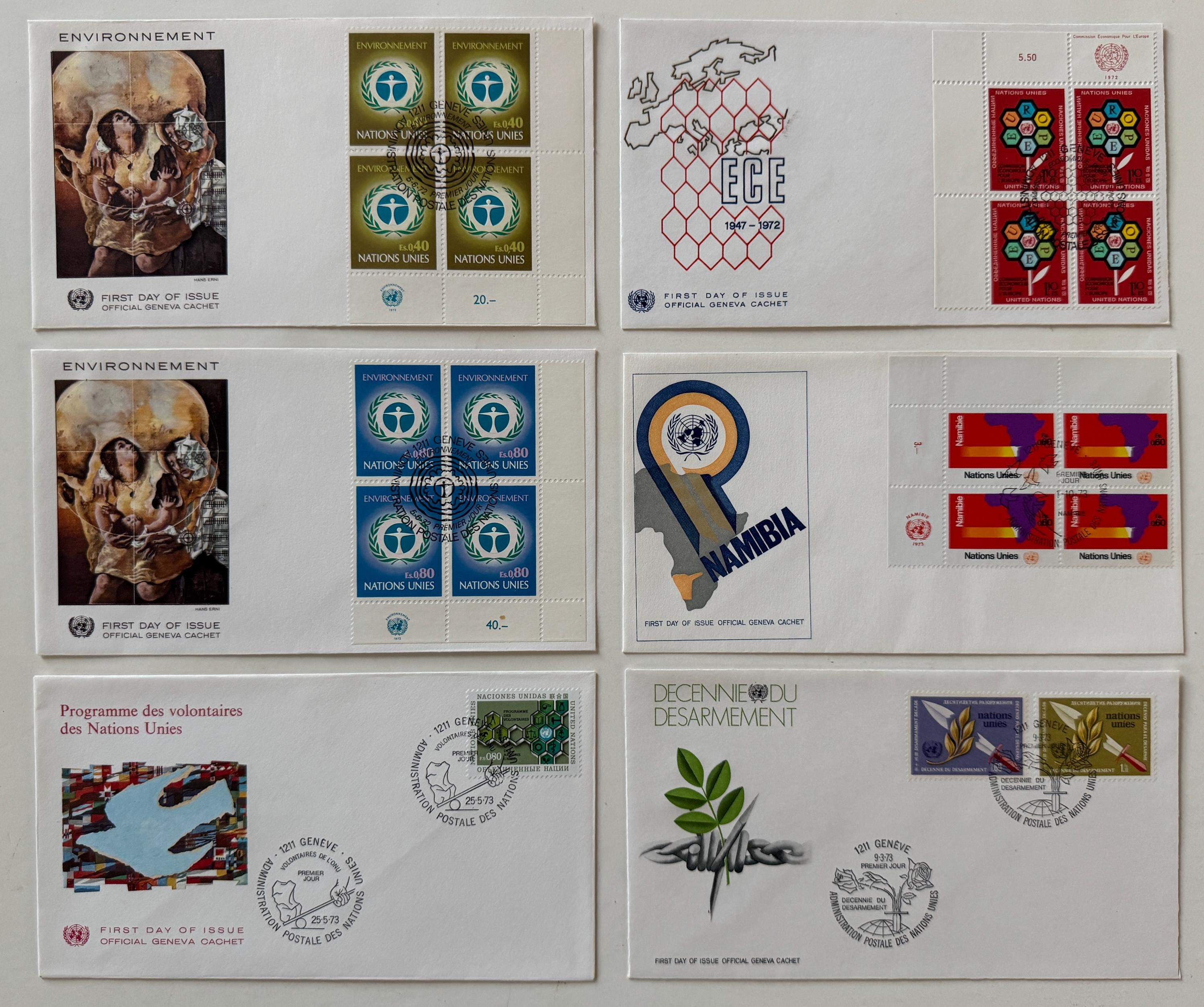 United Nations First Day Covers - Etsy